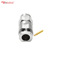 Connecteur mâle SMA en acier inoxydable pour câble 3506, 50 ohms, DC-18 GHz, broche centrale plaquée or
