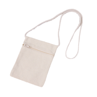 Sac fourre-tout moyen en toile à fermeture éclair, réutilisable, écologique et recyclable, pour étudiants, personnalisable, vente en gros