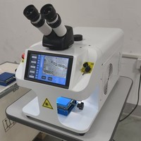 Mini machine de soudage laser YAG 100W 200W pour bijoux avec microscope CCD pour chaîne, anneau, pendentif et bijoux en or et argent