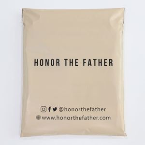 Waterproof Plastic Envelopes Shipping Shoe Wig Beige White Poly Plastic Mailer Biodegradable Poly Mailing <b>Bags</b> - Product Image 4