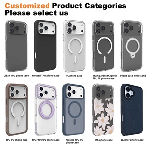 Casing ponsel TPU lembut bermotif kustom pabrik untuk iPhone 17 16 Air Pro Max 2.25mm penutup berkualitas tinggi desain mewah Matte - Product Image 6