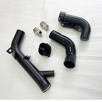 Kit de Refrigeración con Tubo de Carga y Tubo de Presión para BMW N55 535i 640i 740Li F10 F12 F13 3.0L, para N55 F07 F10 F11 535i 640i 740i X5 X6 2011+