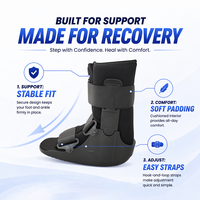 Bottes orthopédiques gonflables Cam Walker pour la marche, respirantes, de protection professionnelle, pour fractures, usage médical