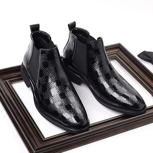 Botas de Invierno, Otoño y Verano para Hombre, Estilo Chelsea, Punta Cerrada, Antideslizantes, Impermeables, Parte Superior de PU, Talla 46, para Fiestas y Uso Diario, 2025 - Product Image 4