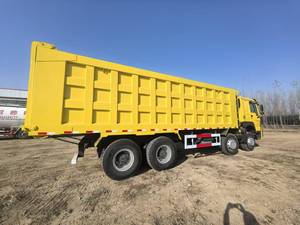 Camion benne d'occasion Howo Sinotruk Sitrak 8x4 à vendre, camion-benne diesel avec conduite à droite - Product Image 3