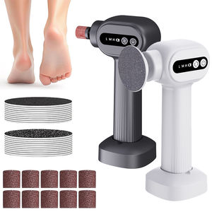 Kit professionnel de manucure et pédicure, lime à peaux mortes, exfoliant pour les pieds, base de chargement, lime à pieds, éliminateur électrique de callosités - Product Image 1