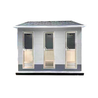 Toilettes mobiles de fabrication industrielle, toilettes publiques, pour construction rurale, extérieur, étanches, écologiques, à énergie solaire, pour bureaux, gymnases
