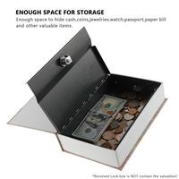 Fabricant Vente en gros Rangement de sécurité en métal personnalisé Mini dictionnaire Casier de sécurité Coffre-fort secret pour livres avec 2 serrures à clés