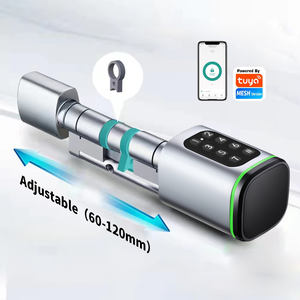 Tuya חכם מנעול דלת נעילה, אורך מתכווננת דיגיטלית מנעול ליבה עבור החלפת מנעולים מכניים ישנים - Product Image 1