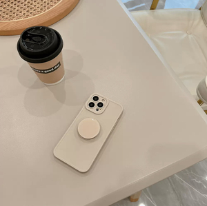 핫 레트로 커피 컬러 그린 스탠드 프로스티드 소프트 쉘 폰 케이스 (아이폰 6, 7, 8 플러스, X, Xr, Xs, 11, <span class=keywords><strong>12</strong></span>, 13, 14, 15 프로 맥스용) - Product Image 5