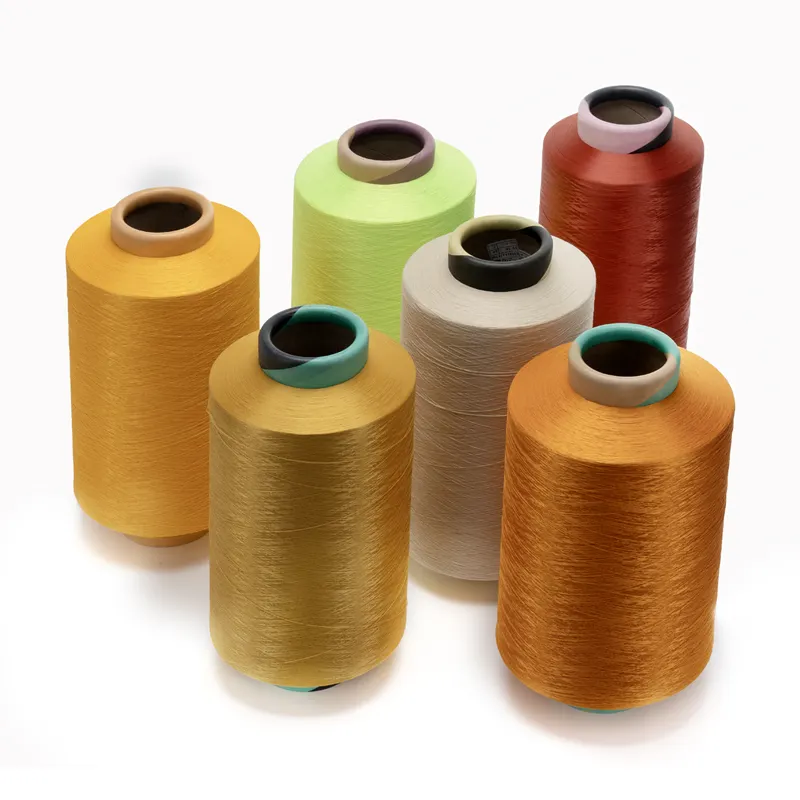 100% Polyester Yarn 150D 48F No Dyeing Required Wear-Resistant Colorfast and Lightfast Perfect for Clothing Fabrics