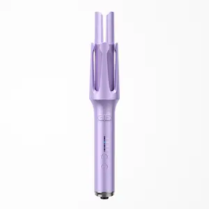 110v 220v Portable Fast Heating Automatic Curling Iron for Women Long Hair Rotating Automatic Curling Wand