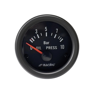 Manómetro de Presión de Aceite Simoni Racing Black Line Modelo OP/B - Product Image 1