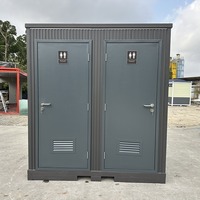 Vente chaude Toilettes mobiles préfabriquées de haute qualité pour l'extérieur Salle de bain mobile extérieure Toilettes portables et lavabo