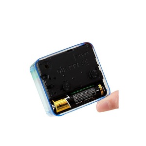 Reloj despertador para estudiantes, cuadrado, de plástico, electrónico, funciona con pilas, para dormitorio, escritorio, regreso a la escuela, blanco, verde, rosa - Product Image 5