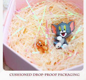 Remplisseur d'herbe de raphia scintillant de qualité supérieure étanche décoration de boîte à bonbons de mariage de noël papier déchiqueté emballage cadeau antichoc - Product Image 5