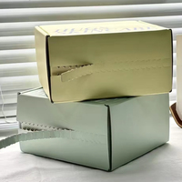 Boîtes d'expédition personnalisées à ouverture facile avec gaufrage, en matériaux recyclés écologiques, design esthétique haut de gamme pour emballage cadeau et artisanat