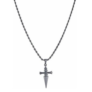 Collar con colgante <span class=keywords><strong>de</strong></span> Hunter X Hunter inspirado en el Anime, <span class=keywords><strong>cadena</strong></span> <span class=keywords><strong>de</strong></span> eslabones <span class=keywords><strong>de</strong></span> aleación <span class=keywords><strong>de</strong></span> estilo Punk informal para hombre, selecciones semanales, regalo <span class=keywords><strong>de</strong></span> joyería <span class=keywords><strong>de</strong></span> moda - Product Image 1