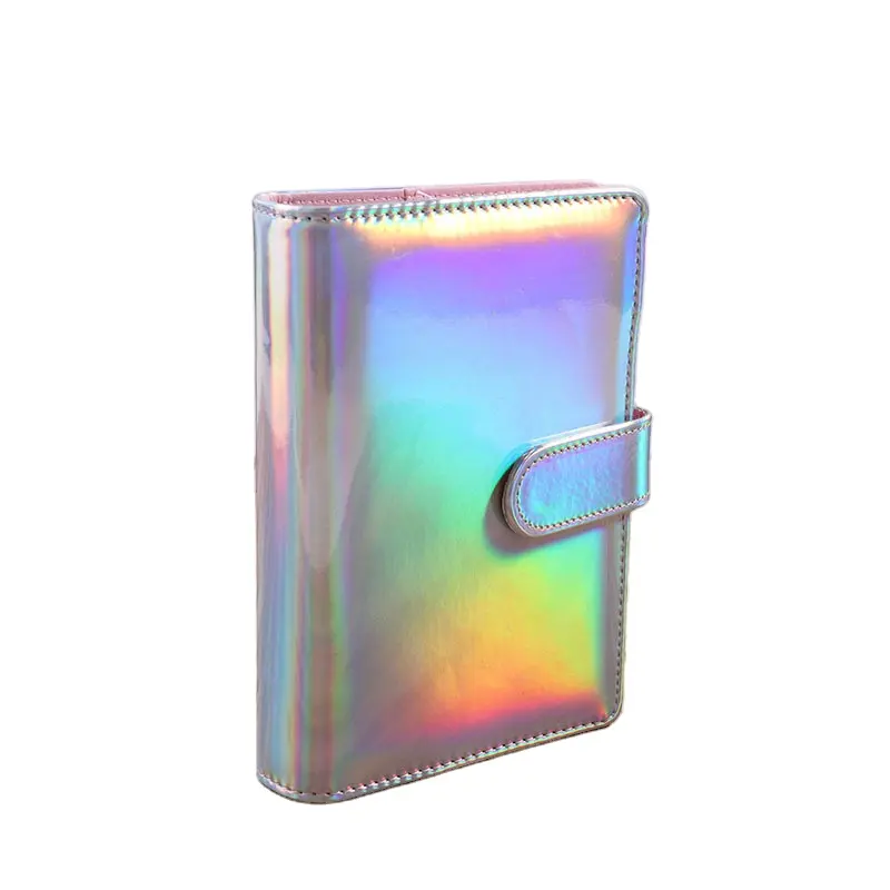 Tùy Chỉnh Holographic A6 PU Kế Hoạch Với 6 Vòng Xoắn Ốc Kinh Doanh Kế Hoạch Làm Việc Chương Trình Nghị Sự Kế Hoạch Ngân Sách Tạp Chí Da Máy Tính Xách Tay Bìa