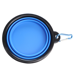 <b>Collapsible</b> Foldable Eco-Friendly Customized Dog Travel <b>Bowls</b> with Clasp Portable Pet Food & Water <b>Bowl</b> for Walking Hiking - Product Image 5