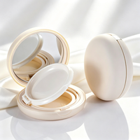 Kotak Wadah Bedak Padat Portabel Kosong untuk Foundation Cair BB CC, Krim, Bedak Tekan, Cermin, Warna Nude, Harga