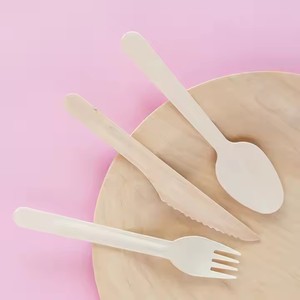 Dịch vụ tốt nhất 100% Bạch Dương tùy chỉnh và thân thiện với môi trường ecoware hộp dùng một lần bằng gỗ thiết lập dao kéo - Product Image 6