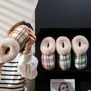 Nouvelles pantoufles en coton pour femmes 2025 – Chaussons d'intérieur d'hiver avec semelle épaisse et velours chaud - Product Image 2