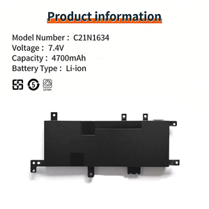 Batterie d'ordinateur portable rechargeable C21N1634 pour VivoBOOK A580U FL5900L X542U FL8000U R542U R542 UR V587U Batterie d'ordinateur portable américaine - Product Image 2