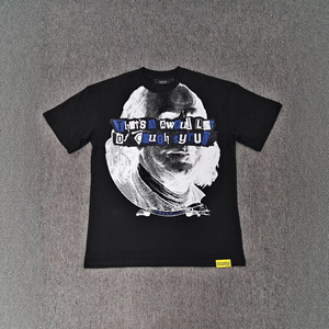 T-shirt en coton AWFUL LOT 2026, qualité supérieure OEM, tee-shirt surdimensionné à manches courtes pour hommes - Product Image 3