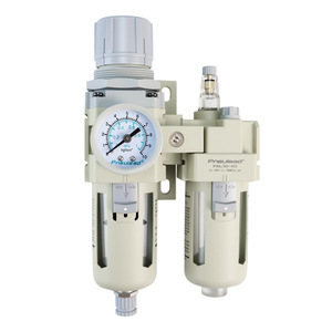 Filtre de traitement d'air Pneulead, séparateur huile-eau, unité pneumatique double, vanne de réduction de pression - Product Image 3