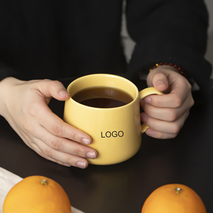 Custom 400ml Ceramic Coffees Mug Large Porcelain Drinkware Personalized Mugs Tea Cups with Logo Printed - Product Image 2