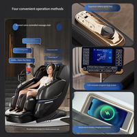Meilleur fauteuil de massage électrique pour le bureau et la maison, produits de santé, fauteuil de massage de luxe à gravité zéro pour tout le corps, robot de massage IA
