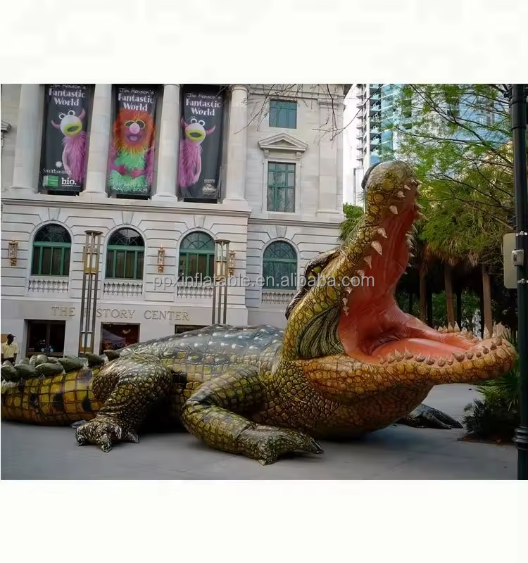 Giant Inflatable crocodile Model alligator for