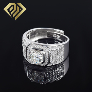 Anello da uomo in argento Sterling 925 da 1ct tendenze della moda per ragazzi - Product Image 5
