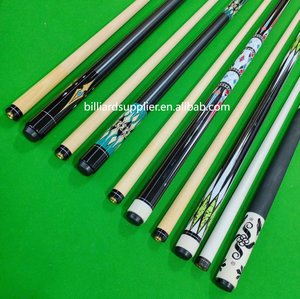 PCA9003 2022 Nuevos Modelos <span class=keywords><strong>Tacos</strong></span> de Billar Personalizados de Madera de Arce con Junta de Acero Inoxidable 1/2, Punta de 12mm, 59 Pulgadas, 19-21 oz - Product Image 4