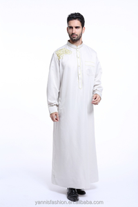 2023 Musulman Abaya à manches longues robe arabe arabie saoudite vêtements islamiques mode lâche Abaya pour hommes - Product Image 3