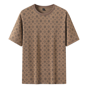 2025 Nueva camiseta de manga corta con cuello redondo para hombres, camiseta juvenil de moda delgada para adolescentes, camiseta simple de media manga para hombres, moda Joker - Product Image 5