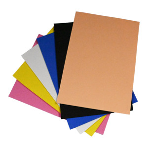 แผ่นโฟมงานฝีมือ แผ่นโฟมอีวา โฟมี สีพื้น แผ่นยาง DIY งานฝีมือ แผ่นโฟมยางสำหรับงานฝีมือ - Product Image 1