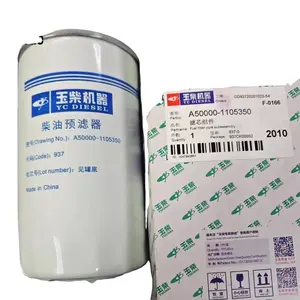 World Combine Harvester Spare Parts Filter component fuel filter core subassembly A50000-1105350