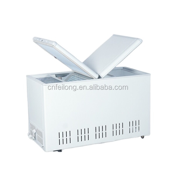 Two Door Hot Selling Wholesale Display Deep Freezer