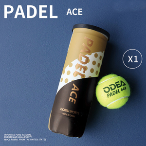 Pelota <span class=keywords><strong>de</strong></span> Tenis <span class=keywords><strong>de</strong></span> Lana Duradera ODEA para Entrenamiento Profesional y Competición para Adultos, en Lata ACE - Product Image 3