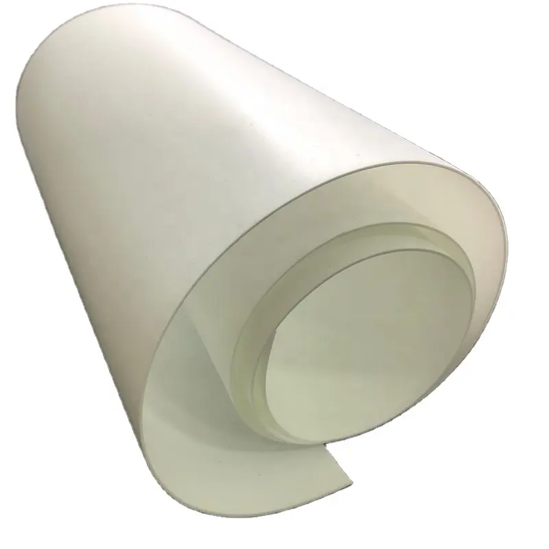 Белый пластиковый ПТФЭ лист ПТФЭ скрученный лист рулоны стекловолокна ПТФЭ
