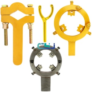 Llave de tamaño mediano universal ajustable para extracción de cilindros hidráulicos de excavadoras y bulldozers, herramienta para tuercas de junta de cilindro hidráulico - Product Image 5