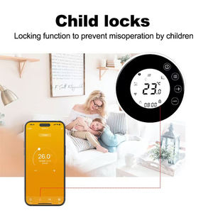 Termostatos Inteligentes RKHK <span class=keywords><strong>para</strong></span> Calefacción de Ahorro Energético <span class=keywords><strong>para</strong></span> Uso Doméstico con Función Programable y de Control por Voz, Termostato WiFi Inteligente - Product Image 3