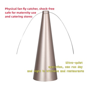 Piège à mouches automatique pour l'intérieur et l'extérieur, ventilateur anti-mouches à piles, répulsif à mouches multi-lames - Product Image 6