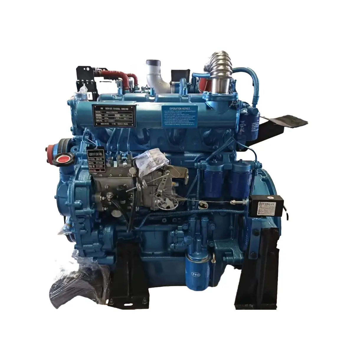 चीन में निर्मित R4105zd डीजल इंजन के लिए डीजल जनरेटर और वाटर पंप 1500 आरपीएम 4-सिलेंडर इंजन