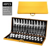 Ensemble de couverts de mariage en acier inoxydable de marque ML, finition miroir, robuste, compatible lave-vaisselle, vente en gros