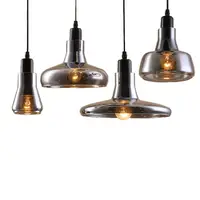 Подвесные светильники в скандинавском стиле, стеклянный потолочный светильник в стиле лофт для дома, кофейни, ресторана, спальни