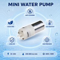 Pompe à eau mini auto-amorçante certifiée usine, performances ultra-stables, sans odeur, format compact pour humidificateur et mousseur à lait