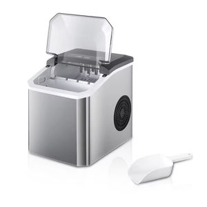 New type of 26-pound/24-hour portable ice <b>machine</b> with handle adjustable countertop with spoon - Product Image 3